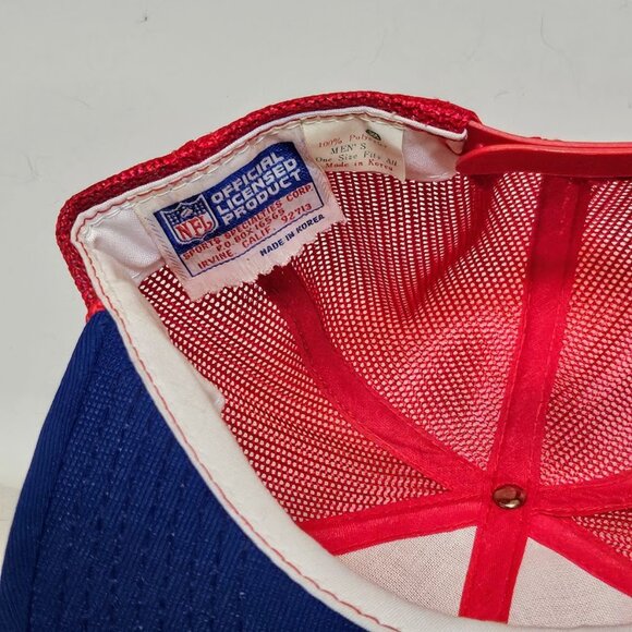 VTG 80 s New England Patriots Mesh Sports Specialties Trucker Hat NFL NWOT - Picture 3 of 7